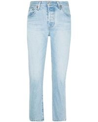 Levi's - 501 Original Vaqueros Cropped - Lyst