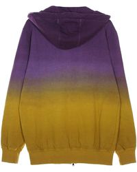 Mauna Kea - Leichter Herren-Kapuzenpullover Mit Reibverschluss. Kapuzenpullover Mit Reibverschluss, Lila/Gelb - Lyst