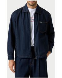 Guess - Blauwe Jassen - Lyst
