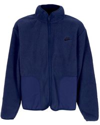 Nike - Club+ Fleece Sherpa Winterized Jacket Midnight - Lyst