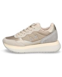 Sun 68 - Big Ally Teddy Fur Sneakers - Lyst