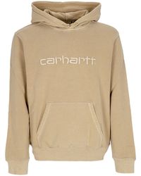 Carhartt - Sweat A Capuche Leger Pour Hommes Duster Hoodie Dusty H Garment Dyed - Lyst