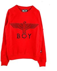 BOY London - Eagle Applique Crewneck Sweatshirt - Lyst