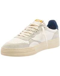 4b12 - Lederen Sneakers Hyper Blauw - Lyst