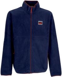 Vans - Sweat-Shirt A Col Haut Pour Hommes Outdoor Club Full Zip Dress Bleu - Lyst