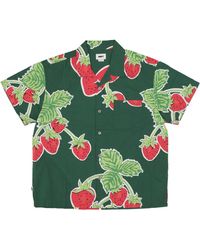 Obey - Herren Kurzarmhemd Jumbo Berries Webstoffhemd - Lyst