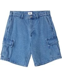 Obey - Bermuda Bigwig Baggy Denim Carga Corta - Lyst