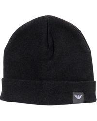 Emporio Armani - Chapeau Pour Femmes 6270433F543-00020 Noir - Lyst