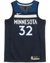 Nike - Basketbaltanktop Voor Nba Swingman Jersey Icon Edition 2020 Nr. 32 Karl-Anthony Towns Mintim College - Lyst
