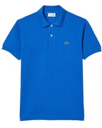 Lacoste - T-Shirts And Polos Blu - Lyst
