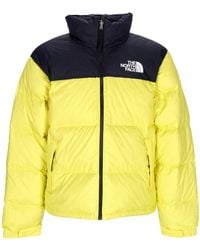 The North Face - 1996 Retro Nuptse Gele Staart Donsjack Voor - Lyst