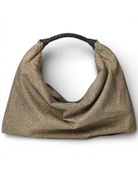 Borbonese - Hobo M Bag. Op Natural/Nero - Lyst