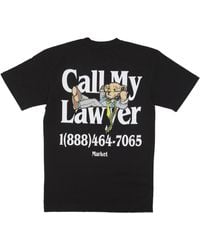 Market - Better Call Bear Tee Schwarzes Herren-T-Shirt - Lyst