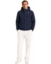 K-Way - Jassen Blauwe Diepte - Lyst