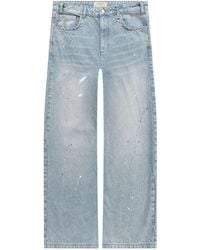RETERNITY - Pantalones Vaqueros Denim Arrasados Con Cuentas - Lyst