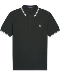 Fred Perry - Camiseta Y Polo Verde - Lyst