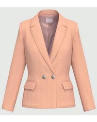 Marella - Double-Breasted Jacket Malva - Lyst