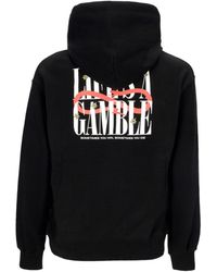 Propaganda - Lichtgewicht Herenhoodie Roulette Hoodie Zwart - Lyst