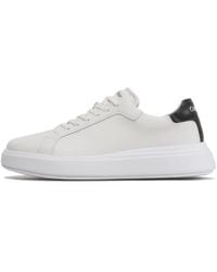 Calvin Klein - Low Top Lace Up Lth Turnschuhe - Lyst