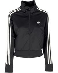adidas - Chaqueta De Chandal Mujer W Firebird Tt Negro/Blanco - Lyst