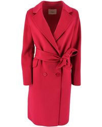 Twinset - Vestes Fuchsia - Lyst