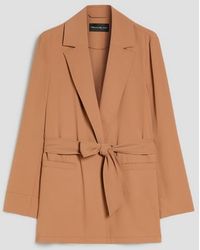 Pennyblack - Fluid Blazer With Leather Belt - Lyst