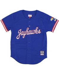 Mitchell &amp; Ness - Herenknoopjas Ncaa On The Clock Kanjay Met Mesh-Knop Aan De Voorkant - Lyst