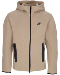 Nike - Lightweight Hoodie Tech Fleece Full-Zip Windrunner Hoodie Khaki - Lyst