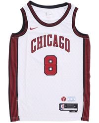 Nike - Basketball Tank Top Nba City Edition 22 Dri-Fit Swingman Jersey No 8 Zach Lavine Chibul - Lyst