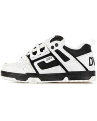 Dvs - Comanche Herren-Skateschuhe Aus Weibem/Schwarz/Weibem Leder - Lyst