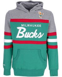 Mitchell &amp; Ness - Sudadera Con Capucha Para Hombre Nba Headcoach Hoody Hardwood Classics Milbuc - Lyst