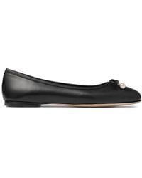 Jimmy Choo - Elme Leather Flat - Lyst