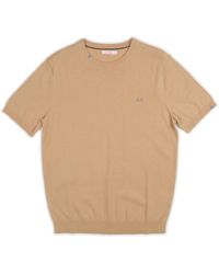 Sun 68 - T Shirt Filo K34106/16 Eibge - Lyst