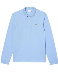 Lacoste - T-Shirts And Polos Azure - Lyst