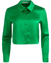 Alice + Olivia - Emerald Groen Overhemden - Lyst