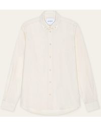 Les Deux - Coton Konrad Chemise En Lin - Lyst