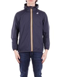 K-Way - Blaue Tiefenjacken - Lyst