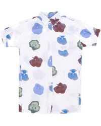 Obey - Hana Overhemdjurk Wit Multi - Lyst