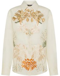 Seventy - Shirt Vrouw Maxi Bloemen - Lyst
