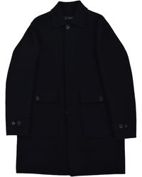 DSquared² - 2 Langer Schwarzer Mantel Fur Herren, Wolle, Mod. S71Aa0132S41935900 - Lyst