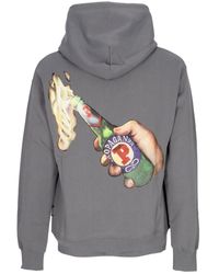 Propaganda - Lichtgewicht Herensweatshirt Met Capuchon, Super Hoodie, Grijs - Lyst