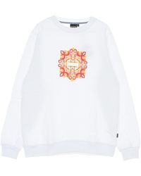 DOLLY NOIRE - Crewneck Sweatshirt With Maioliche Logo Crewneck - Lyst