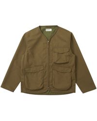 Universal Works - Jas Parachute Voering Jas Geborsteld Polytech - Lyst