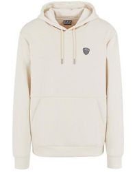 EA7 - Sweatshirt Fur Herren 8Npm21 Pj4Ez Premium Kern 1713 Weibcap Grau - Lyst