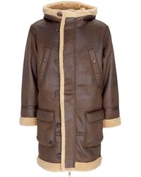 Alpha Industries - B7 Arctic Parka Vintage Bruin Lange Herenjas - Lyst