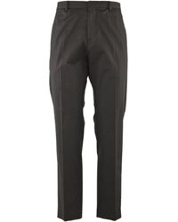 Calvin Klein - Trousers Cotton Seacell Straight Pants - Lyst
