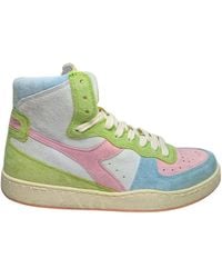 Diadora - Schuhe Erwachsene Mi Basket Gebrauchte Sneaker - Lyst