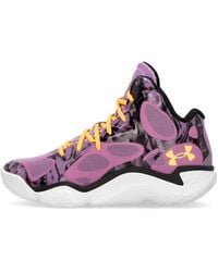 Under Armour - Curry Spawn Herren-Basketballschuh Flotro Vodoo Provence Lila - Lyst