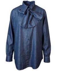 Xacus - Hemden Dark Denim - Lyst