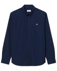 Lacoste - Blauwe Hemden - Lyst